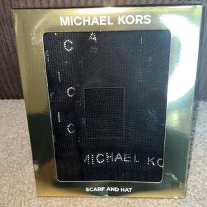 AUTHENTIC Michael Kors Hat and Scarf Set - NEVER OPENED
